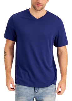 Alfani Mens V Neck Short Sleeve T-Shirt
