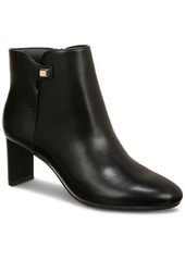 Alfani PAAMP Womens Faux Leather Sleek Booties