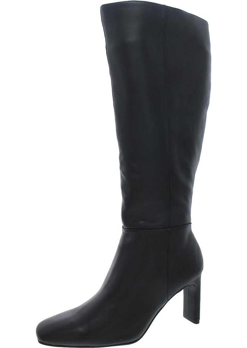 Alfani Tristanne Womens Leather Knee-High Boots