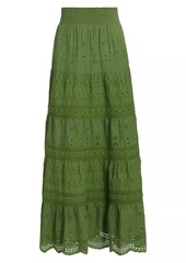 Alice + Olivia Aisha Tiered Midi-Skirt