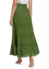 Alice + Olivia Aisha Tiered Midi-Skirt