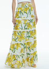 alice + olivia AISHA TIERED MAXI SKIRT