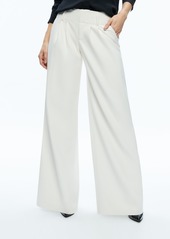 alice + olivia ANDERS VEGAN LEATHER LOW RISE PANT