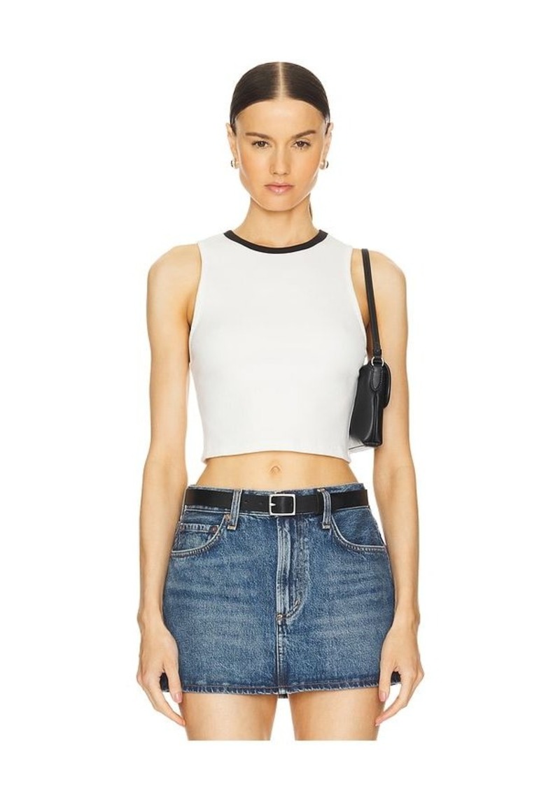 Alice + Olivia Andre Cropped Tank