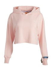 alice + olivia A+O X BIG FEELINGS TAI CROPPED HOODIE