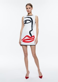 alice + olivia A+O X KOKETIT CLYDE ALINE SHIFT DRESS