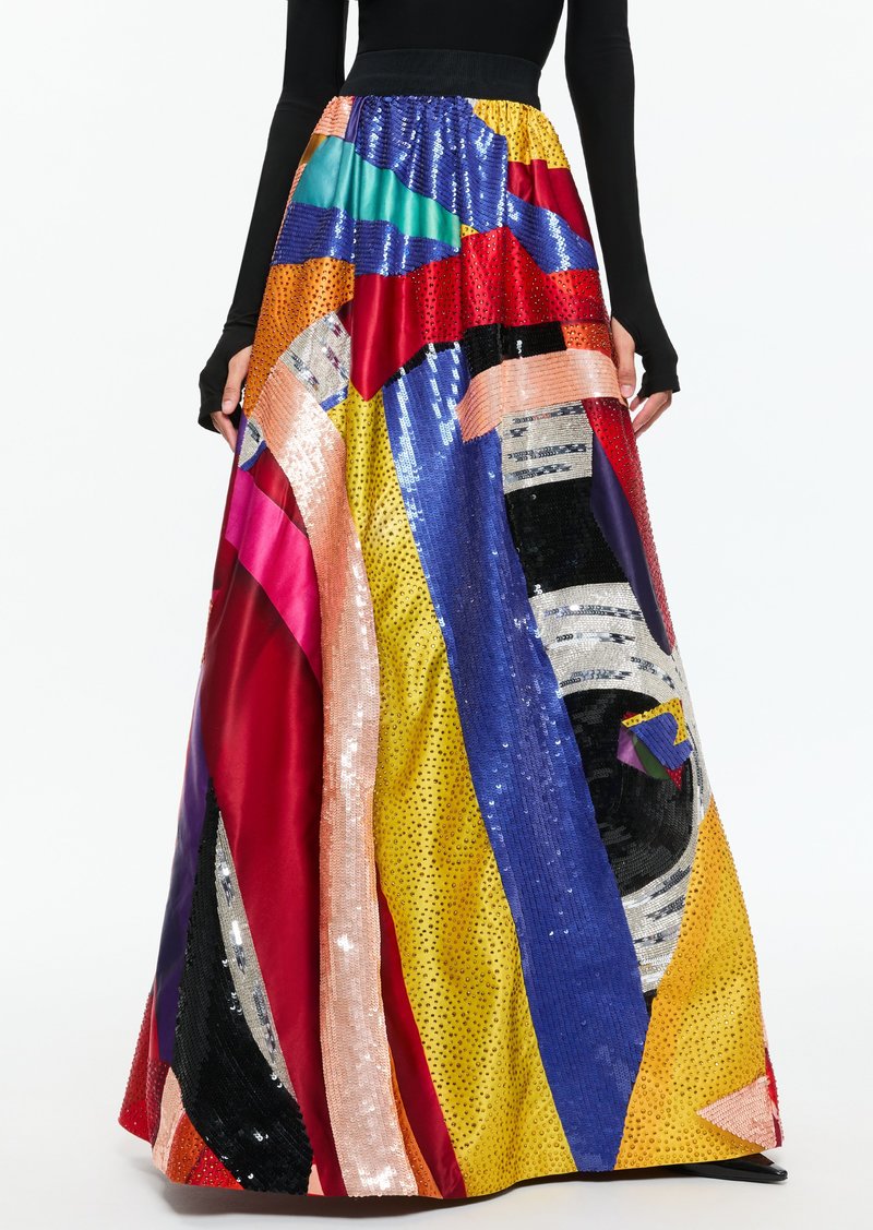 alice + olivia A+O X TOM WESSELMANN TINA EMBELLISHED BALLGOWN SKIRT