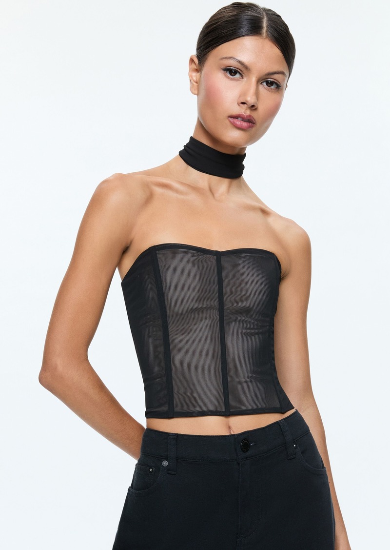 alice + olivia AVELINE BUSTIER TOP