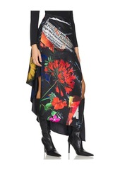 Alice + Olivia Ayla Slit Midi Skirt