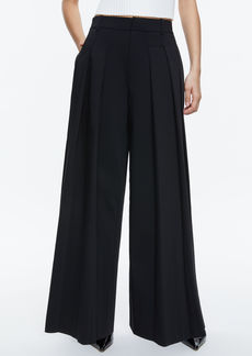 alice + olivia BLAIRE WIDE LEG PLEATED PANT