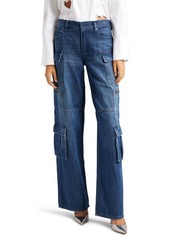 Alice + Olivia Cay Baggy Cargo Jeans