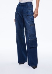 alice + olivia CAY BAGGY CARGO JEANS
