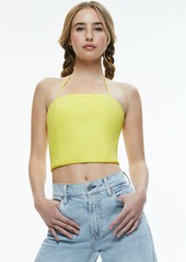 alice + olivia CERESI HALTER BANDEAU TOP