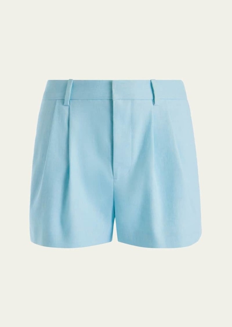 Alice + Olivia Conry Pleated Shorts