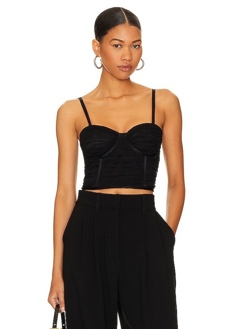 Alice + Olivia Damia Ruched Bustier