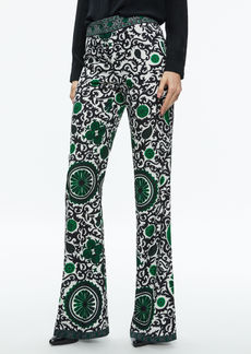 alice + olivia ANDREW HIGH WAISTED BOOTCUT SLIM PANT