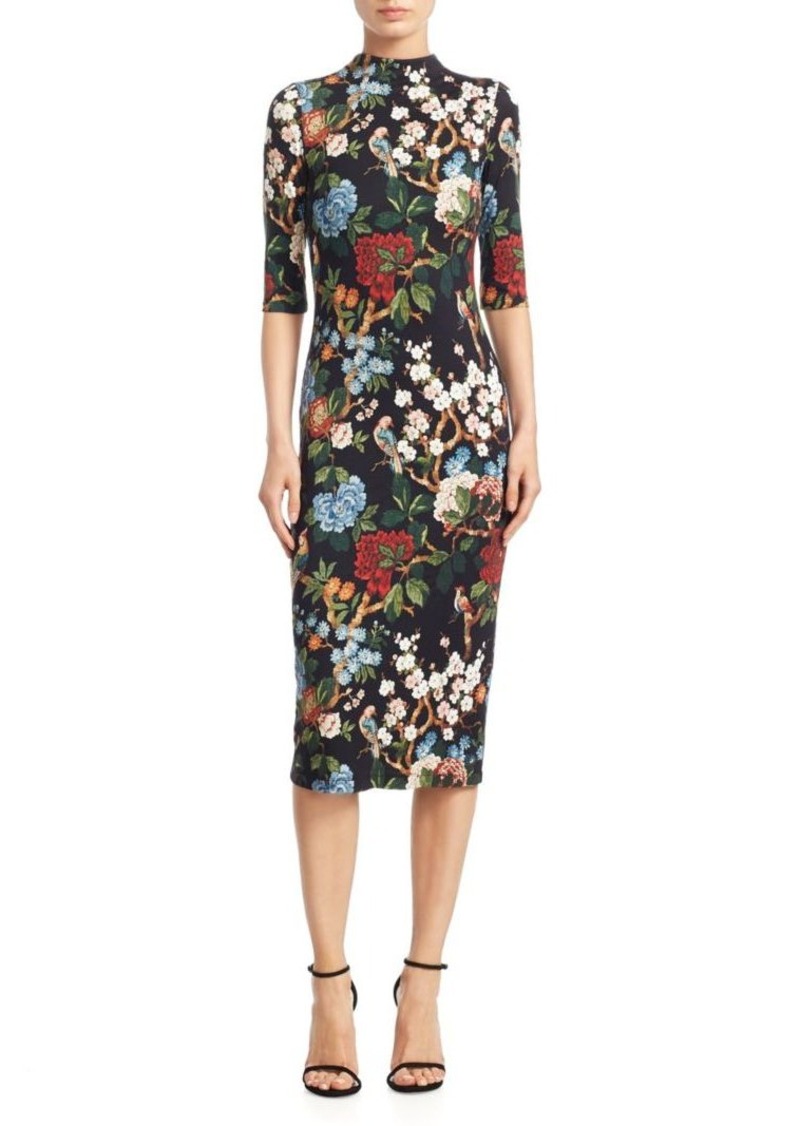 Alice + Olivia Alice + Olivia Delora Fitted Mockneck Dress | Dresses