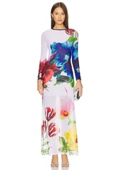 Alice + Olivia Delora Maxi Dress