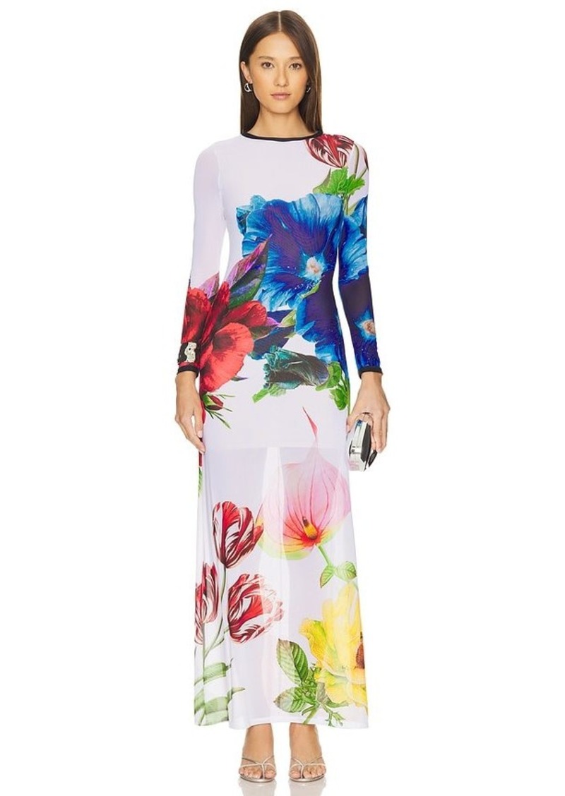 Alice + Olivia Delora Maxi Dress