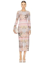 Alice + Olivia Delora Midi Dress