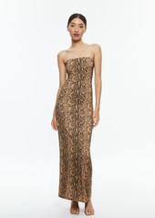 alice + olivia DELORA STRAPLESS MAXI DRESS