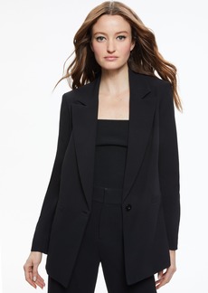 alice + olivia DENNY NOTCH COLLAR BOYFRIEND BLAZER