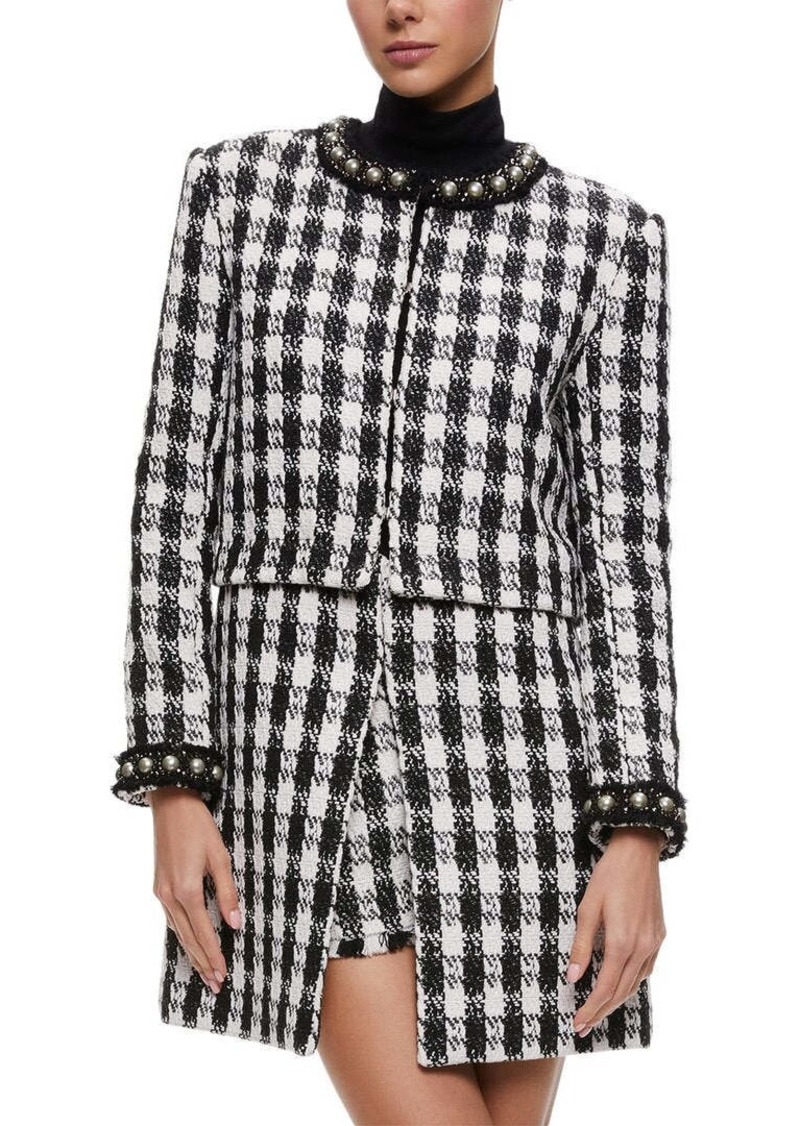 alice + olivia Deon Two-Fer Separating Box Jacket