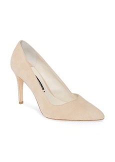 Alice + Olivia Dina Pointed Toe Pump in Nude at Nordstrom