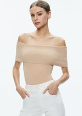 alice + olivia DOLAN FOLDOVER SLEEVELESS PULLOVER