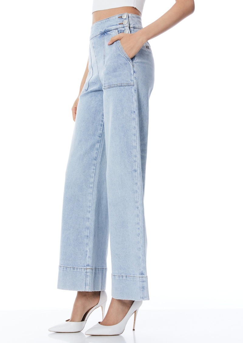 alice + olivia DONALD HIGH WAISTED JEAN