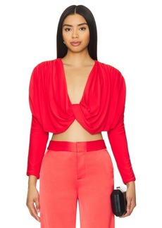 Alice + Olivia Elda Cropped Top