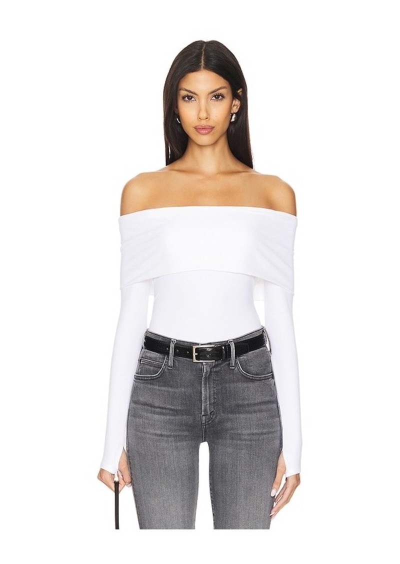 Alice + Olivia Elia Off Shoulder Bodysuit