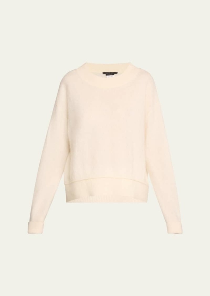 Alice + Olivia Elsa Cashmere Crewneck Pullover