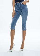 alice + olivia EMMIE MID RISE CLAM DIGGER JEAN