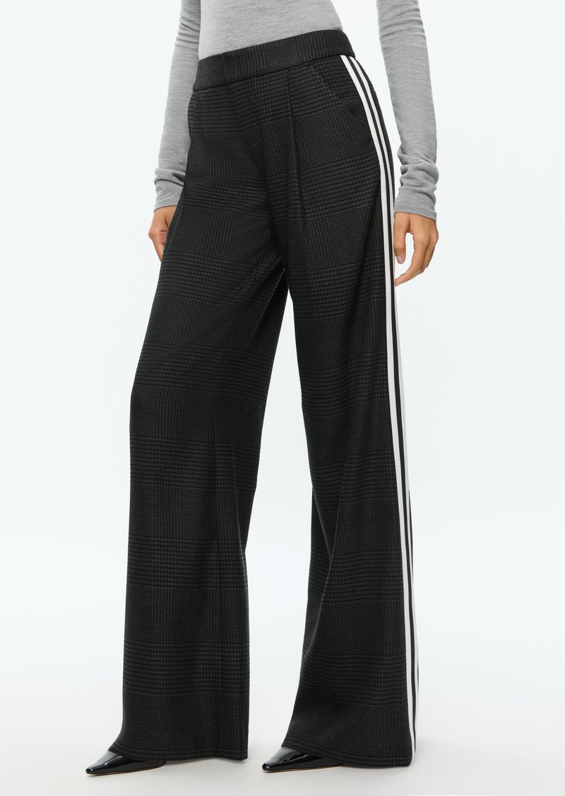 alice + olivia ERIC PANT WITH SIDE STRIPE