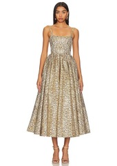 Alice + Olivia Fay Midi Dress