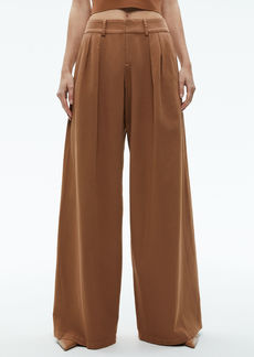 alice + olivia GARBO LOW RISE BAGGY TROUSERS