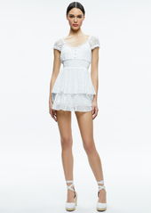 alice + olivia GRACIE RUFFLE ROMPER