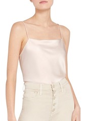 Alice + Olivia Harmon Drapey Camisole in Taupe at Nordstrom