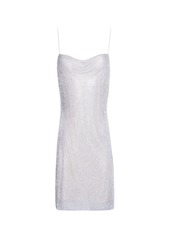 alice + olivia HARMONY CRYSTAL MINI DRESS