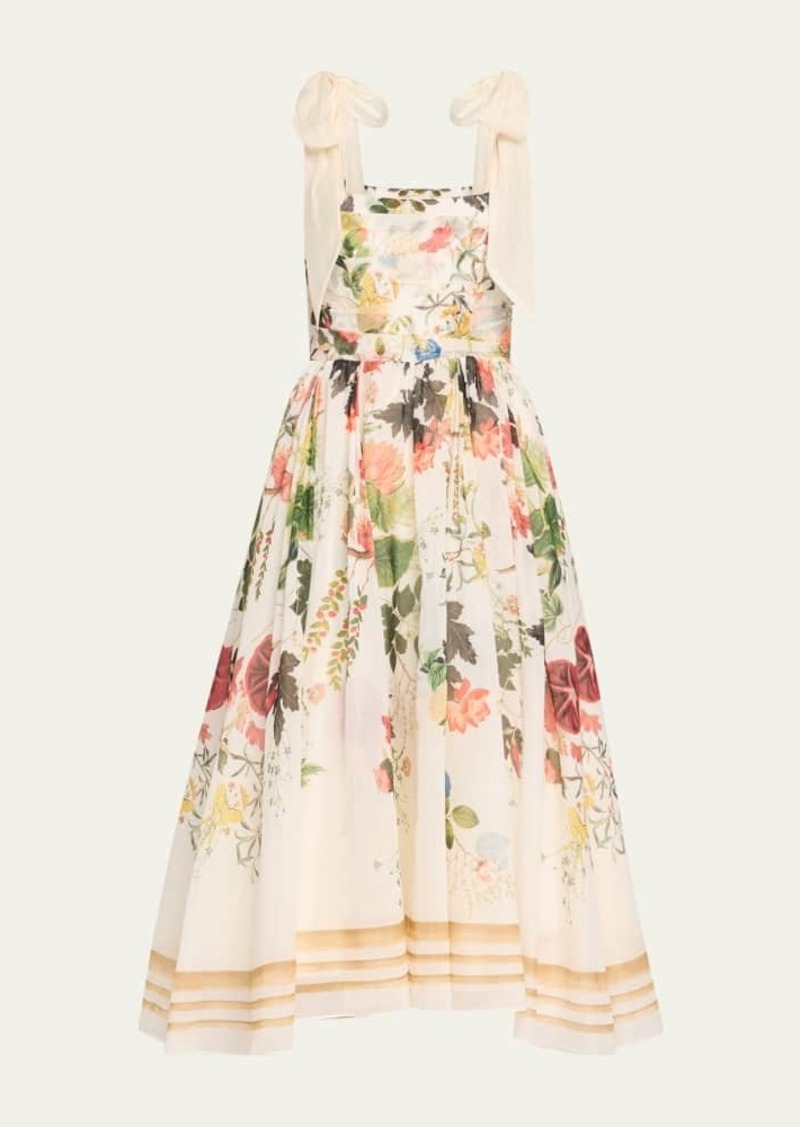 Alice + Olivia Haven Flared Midi Dress