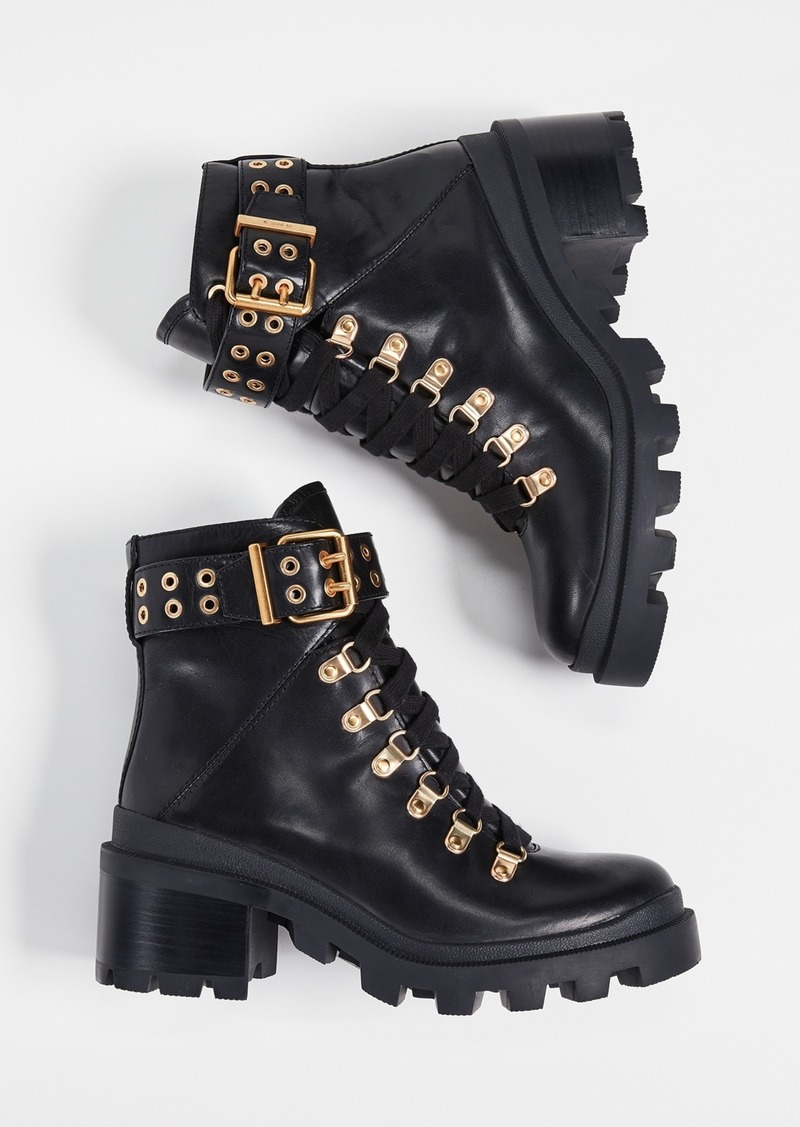 alice olivia combat boots