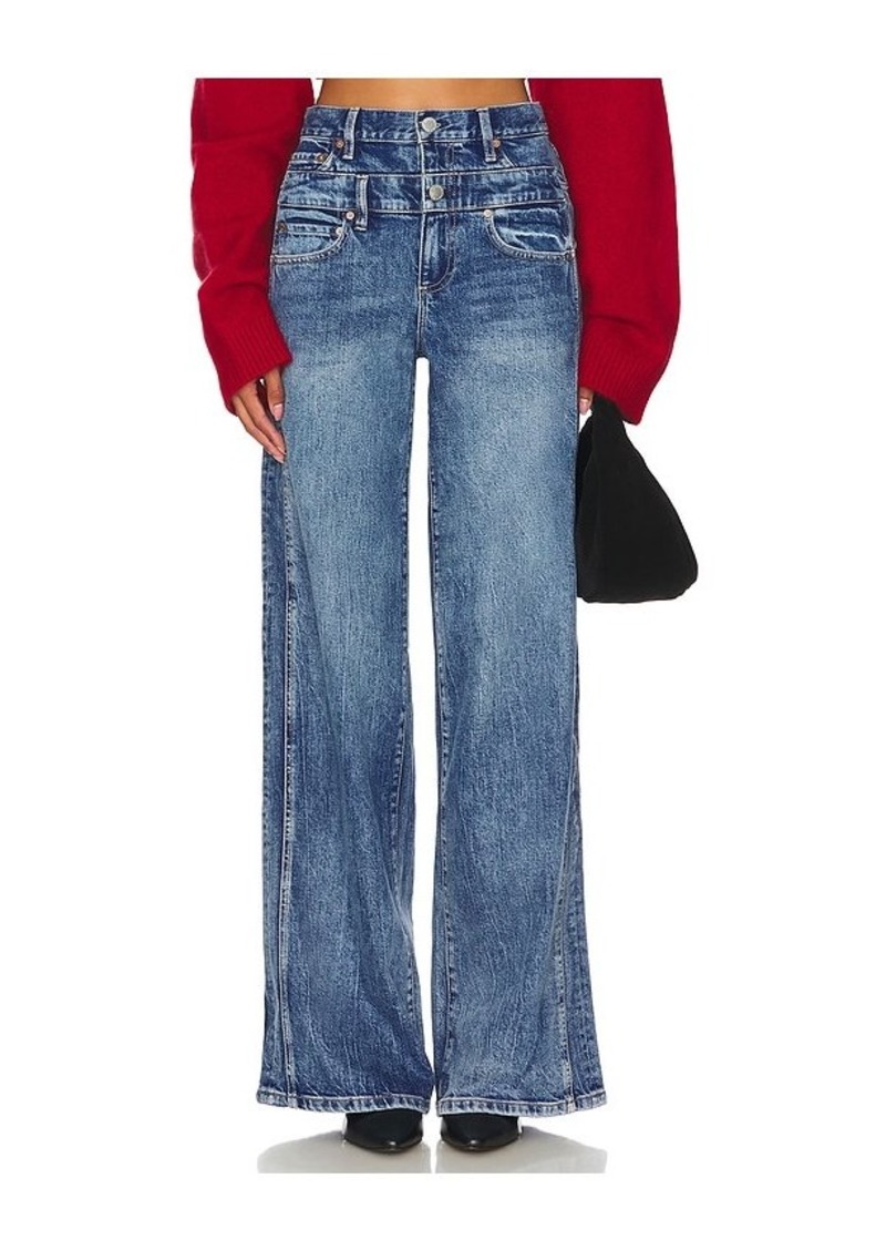 Alice + Olivia High Rise Waistband Jean