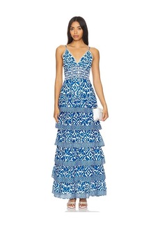 Alice + Olivia Imogene Tiered Maxi Dress