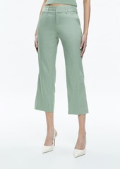 alice + olivia JANIS LOW RISE CROPPED FLARE PANT