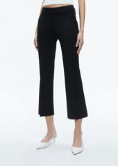 alice + olivia JANIS LOW RISE CROPPED FLARE PANT