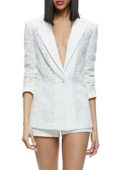 Alice + Olivia Judith Sheer Lace Jacket