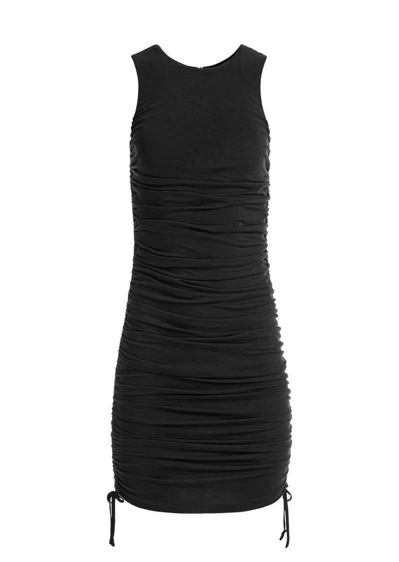 alice + olivia KATHERINA RUCHED FITTED DRESS