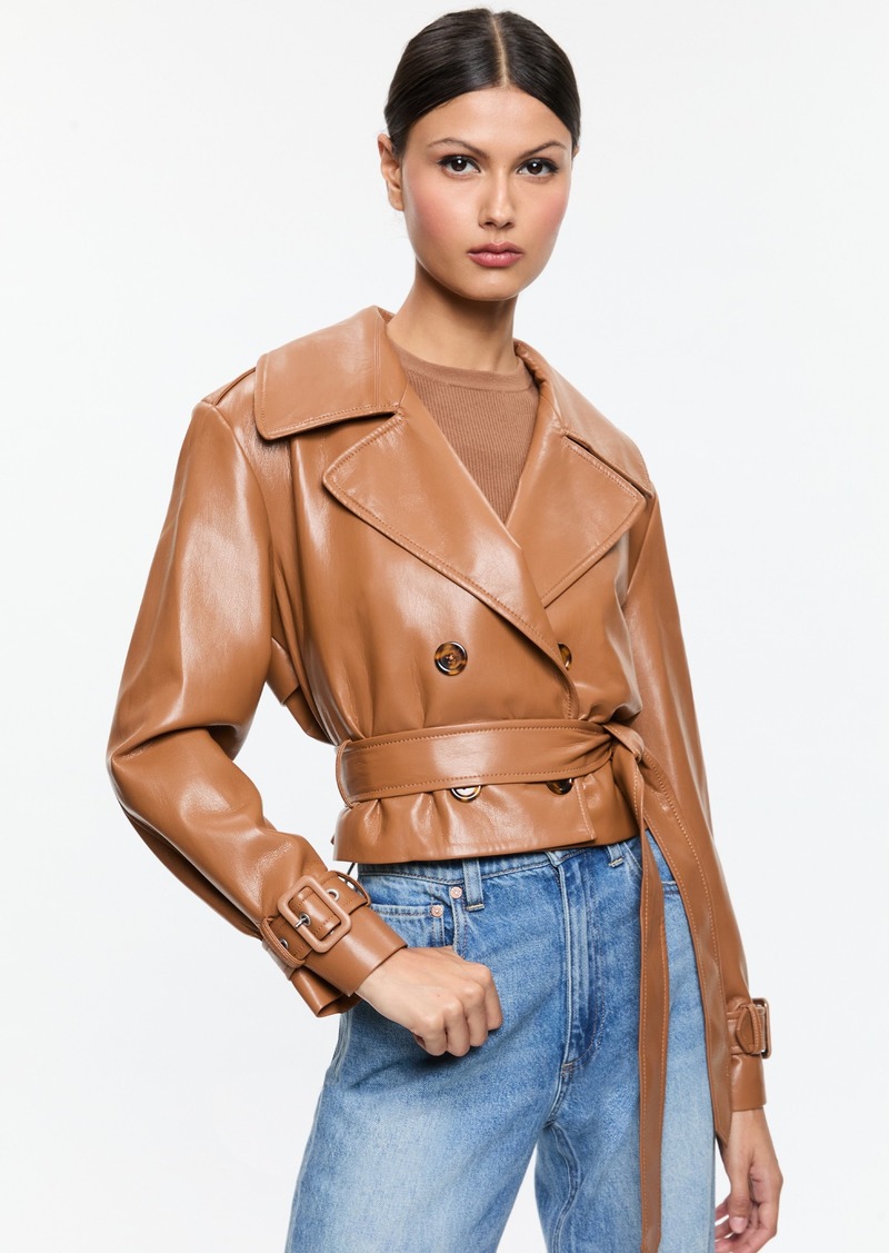 alice + olivia KEITH VEGAN TRENCH