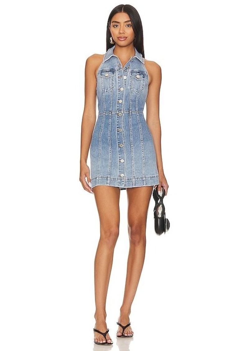 Alice + Olivia Kendall Denim Mini Dress